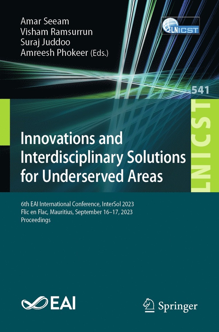 Innovations and Interdisciplinary Solutions for Underserved Areas 1