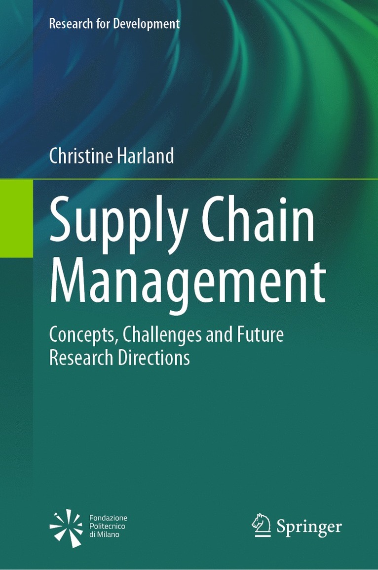 Christine Harland - Supply Chain Management, Inbunden