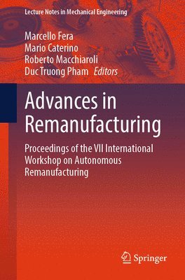 Advances in Remanufacturing 1