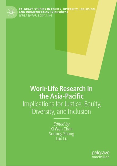Xi Wen Chan, Sudong Shang, Luo Lu - Work-Life Research in the Asia-Pacific, Inbunden