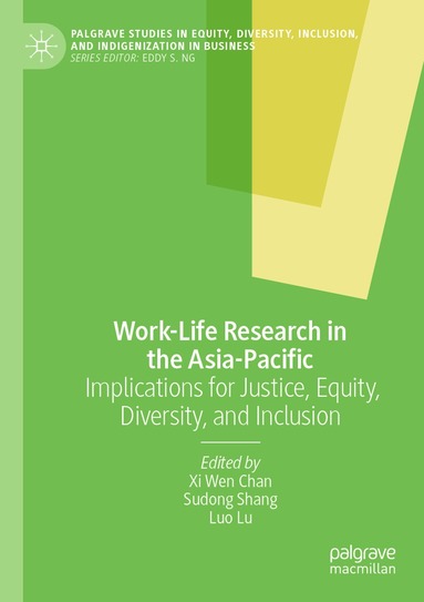 Xi Wen Chan, Sudong Shang, Luo Lu - Work-Life Research in the Asia-Pacific, Häftad