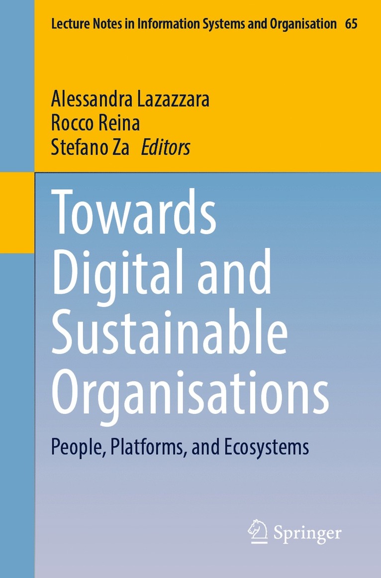 Towards Digital and Sustainable Organisations 1