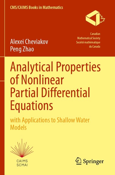 Alexei Cheviakov, Shanghai Maritime University - Analytical Properties of Nonlinear Partial Differential Equations, Häftad