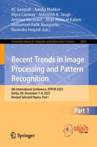 bokomslag Recent Trends in Image Processing and Pattern Recognition