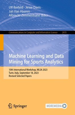 bokomslag Machine Learning and Data Mining for Sports Analytics