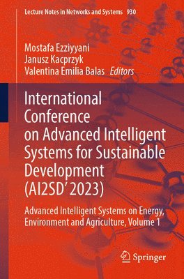 International Conference on Advanced Intelligent Systems for Sustainable Development (AI2SD'2023) 1