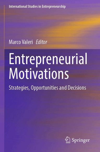 Marco Valeri - Entrepreneurial Motivations, Häftad