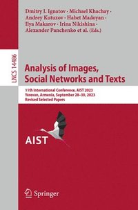 bokomslag Analysis of Images, Social Networks and Texts