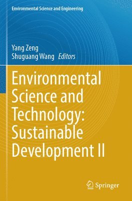 bokomslag Environmental Science and Technology: Sustainable Development II