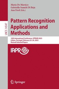 bokomslag Pattern Recognition Applications and Methods