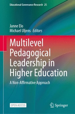 bokomslag Multilevel Pedagogical Leadership in Higher Education