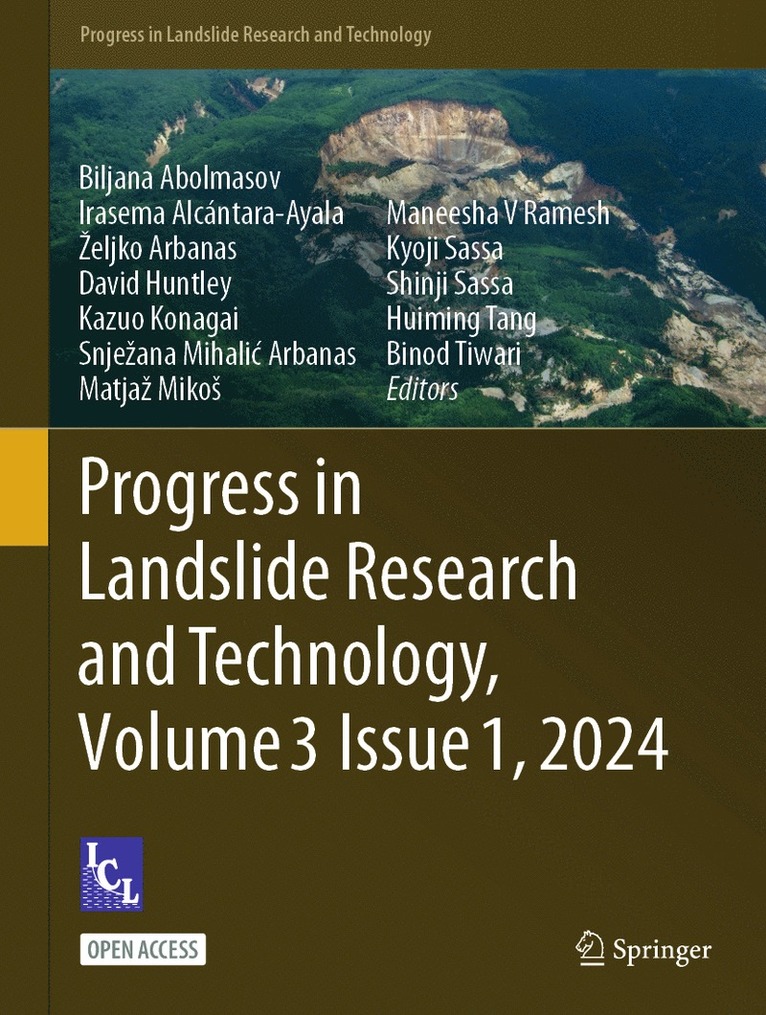 Progress in Landslide Research and Technology, Volume 3 Issue 1, 2024 1