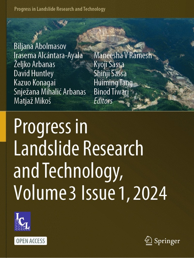 Progress in Landslide Research and Technology, Volume 3 Issue 1, 2024 1