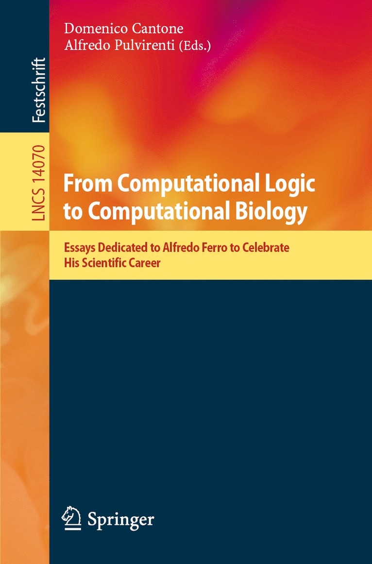 From Computational Logic to Computational Biology 1