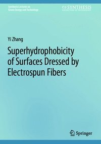 bokomslag Superhydrophobicity of Surfaces Dressed by Electrospun Fibers