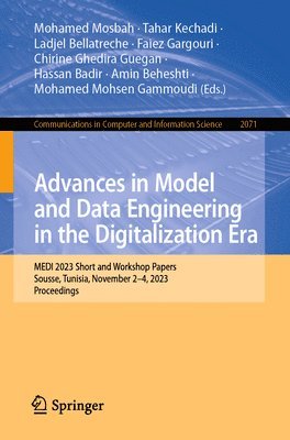 Advances in Model and Data Engineering in the Digitalization Era 1