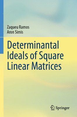 Zaqueu Ramos, Aron Simis - Determinantal Ideals of Square Linear Matrices, Häftad