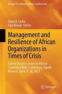 bokomslag Management and Resilience of African Organizations in Times of Crisis