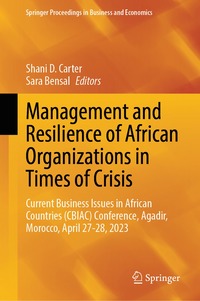 bokomslag Management and Resilience of African Organizations in Times of Crisis