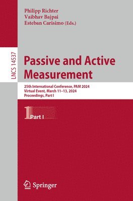 bokomslag Passive and Active Measurement