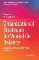 bokomslag Organizational Strategies for Work-Life Balance