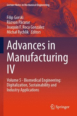 bokomslag Advances in Manufacturing IV