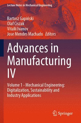 bokomslag Advances in Manufacturing IV