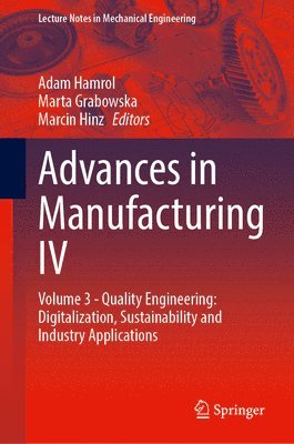 Advances in Manufacturing IV 1