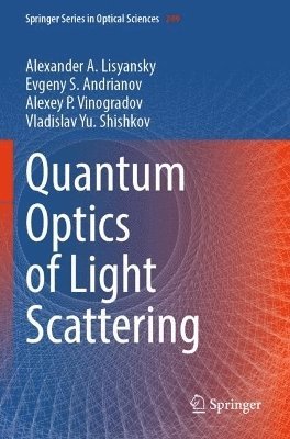 bokomslag Quantum Optics of Light Scattering