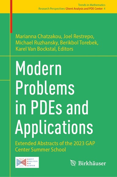 bokomslag Modern Problems in PDEs and Applications