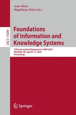 bokomslag Foundations of Information and Knowledge Systems