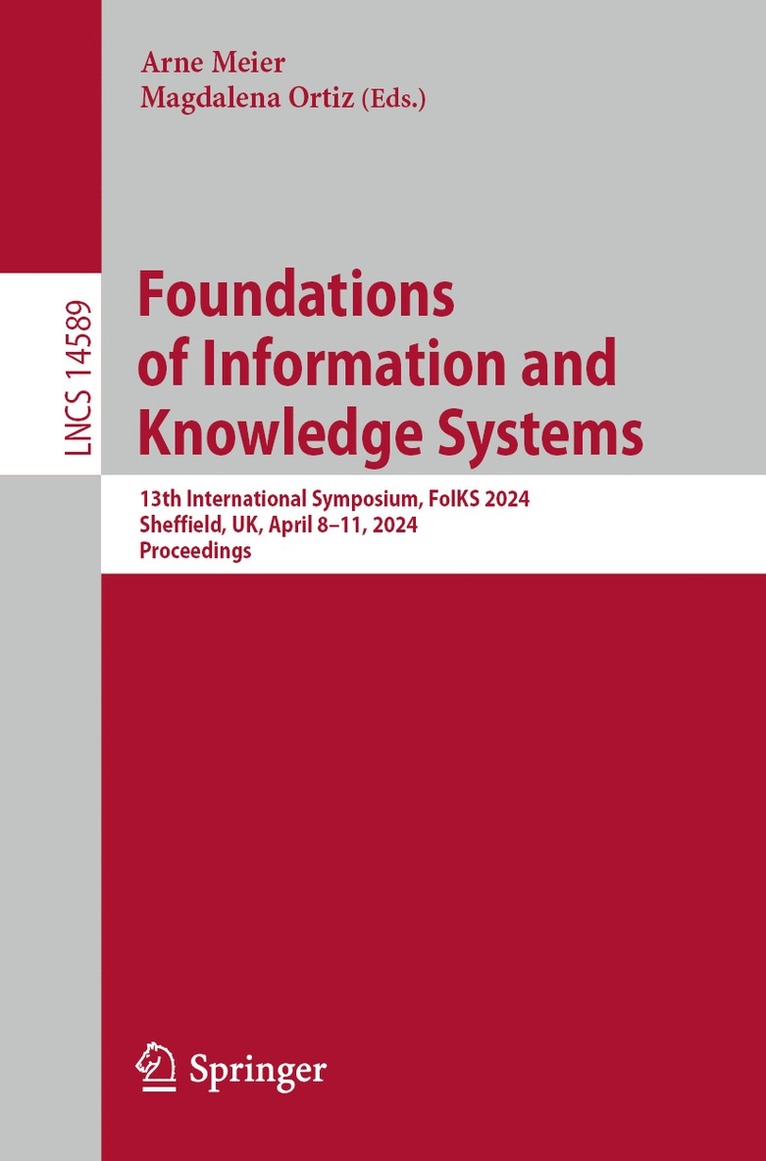 Foundations of Information and Knowledge Systems 1