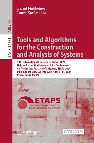 Bernd Finkbeiner, Laura Kovács - Tools and Algorithms for the Construction and Analysis of Systems, Häftad