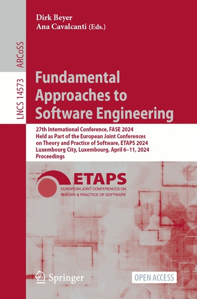 Dirk Beyer, Ana Cavalcanti - Fundamental Approaches to Software Engineering, Häftad