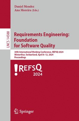 bokomslag Requirements Engineering: Foundation for Software Quality