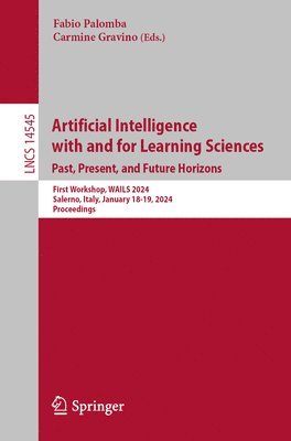 bokomslag Artificial Intelligence with and for Learning Sciences