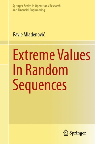 bokomslag Extreme Values In Random Sequences