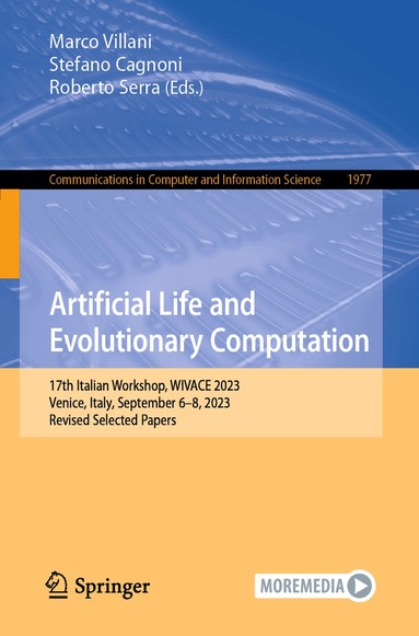 Marco Villani, Stefano Cagnoni, Roberto Serra - Artificial Life and Evolutionary Computation, Häftad