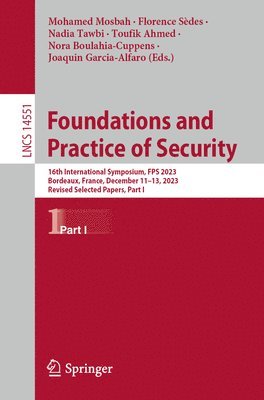 Foundations and Practice of Security 1
