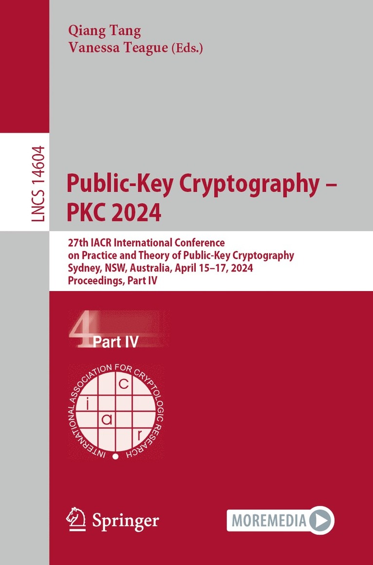 Public-Key Cryptography  PKC 2024 1