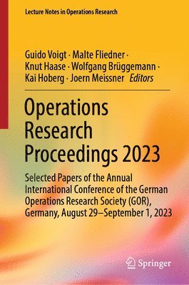 bokomslag Operations Research Proceedings 2023