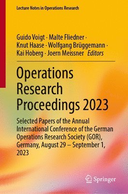 Operations Research Proceedings 2023 1