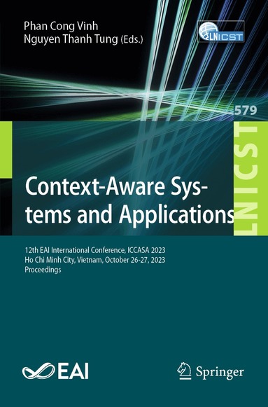 Phan Cong Vinh, Nguyen Thanh Tung - Context-Aware Systems and Applications, Häftad