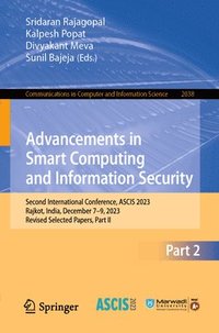 bokomslag Advancements in Smart Computing and Information Security