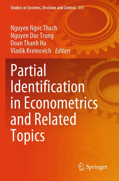 Nguyen Ngoc Thach, Nguyen Duc Trung, Doan Thanh Ha, Vladik Kreinovich - Partial Identification in Econometrics and Related Topics, Häftad