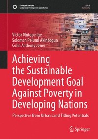 bokomslag Achieving the Sustainable Development Goal Against Poverty in Developing Nations