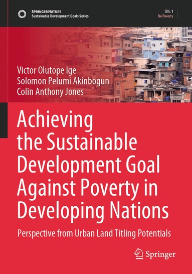 Victor Olutope Ige, Solomon Pelumi Akinbogun, Colin Anthony Jones - Achieving the Sustainable Development Goal Against Poverty in Developing Nations, Häftad