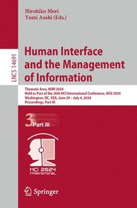 bokomslag Human Interface and the Management of Information