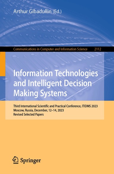 Arthur Gibadullin - Information Technologies and Intelligent Decision Making Systems, Häftad
