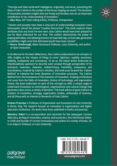 Andrea Prencipe, Massimo Sideri - Grammar of Innovation, Inbunden